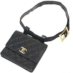 CHANEL Black Fanny Pack